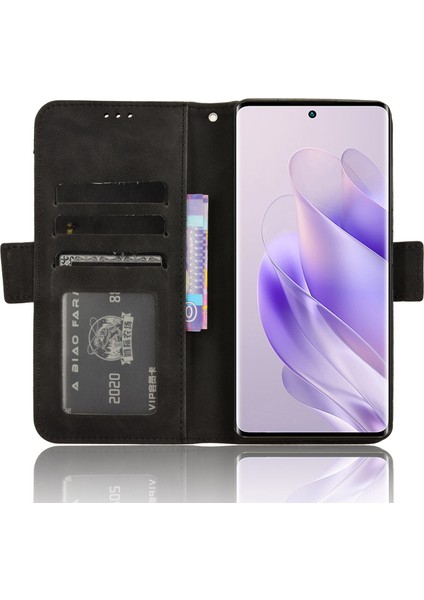 Infinix Zero 30 4g X6731B Kasa Kasası Önleme Pu Deri Deri Cüzdan Telefon Kapağı (Yurt Dışından)