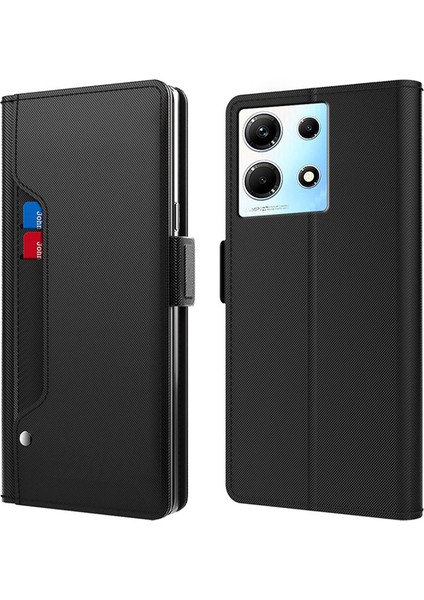Infinix Note 30 5g Cep Telefon Kılıfları Yerleşik Ayna Pu Deri Stand Telefon Kapağı (Yurt Dışından)