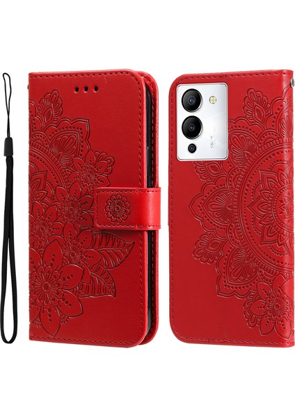 Infinix Note 12 G96 4g Pu Deri Deri Deri Telefon Kılıfı Stand Cüzdan Anti-Fall Koruyucu Cep Telefon Kapağı Kayışlı (Yurt Dışından) fiyatları