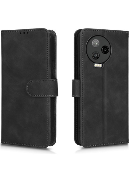 Infinix Note 12 Pro 4g Stand Cüzdan Folio Flip Telefon Kılıfı Cilt Touch Hissed Pu Deri Şok Geçirmez Kapak (Yurt Dışından)