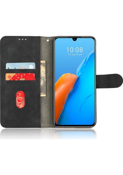 Infinix Note 12 Pro 4g Stand Cüzdan Folio Flip Telefon Kılıfı Cilt Touch Hissed Pu Deri Şok Geçirmez Kapak (Yurt Dışından)