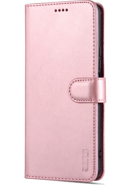 Vivo Y21 / Y33S Için Tpu+Pu Deri Cüzdan Standlı Telefon Kılıfı (Yurt Dışından)
