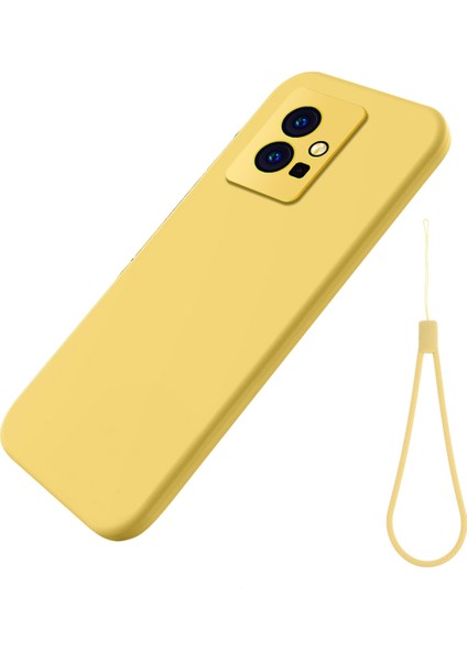 Vivo Y75 5g / Y55 5g / Y33S 5g / Y30 5g / Y55S 5g Sıvı Silikon Telefon Kılıf Koruyucu Kapak Kayış (Yurt Dışından)