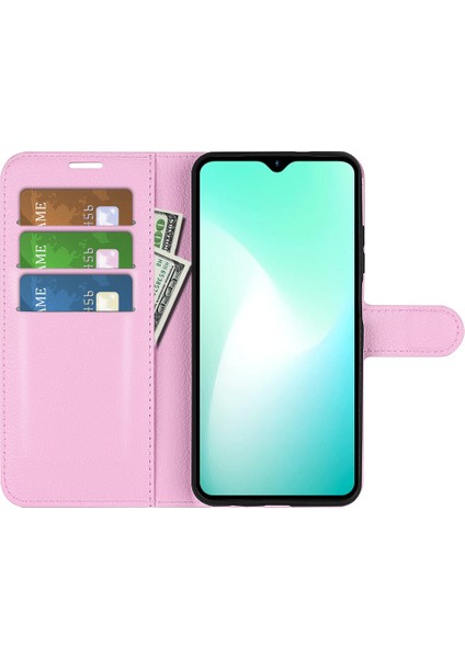 Infinix Hot 11 Play Litchi Texture Pu Deri Cüzdan Anti-Drop Shell Flip Stand Telefon Kılıfı (Yurt Dışından)