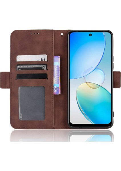 Infinix Hot 12 4g Pu Deri Stand Cüzdan Kılıfı (Yurt Dışından)