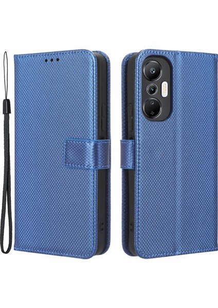 Infinix Hot 20S 4g / X6827 Manyetik Toka Pu Deri Deri Anti-Fall Anti-Fall Telefon Kılıfı Katlanabilir Stand Cüzdan Doku Telefon Kapağı (Yurt Dışından)