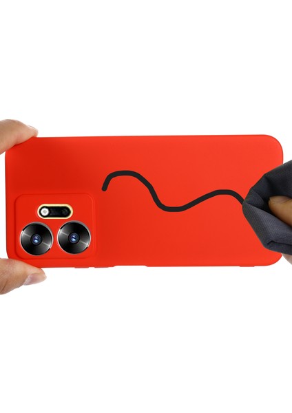 Infinix Zero 20 4g Şok Geçirmez Sıvı Silikon Telefon Kılıfı Yumuşak Astar Telefon Kapağı Kayışlı (Yurt Dışından) indirimleri