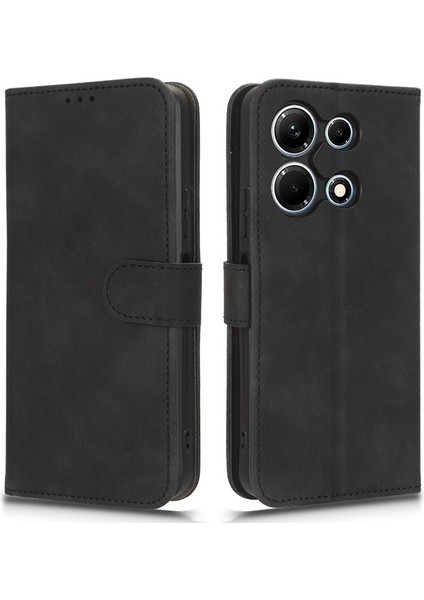 Infinix Note 30 4g Cilt Touch Pu Deri Telefon Kılıfı Cüzdan Stand Koruyucu Telefon Kapağı (Yurt Dışından)
