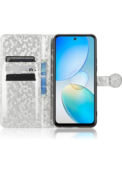 Infinix Hot 12 4g Cep Telefonu Cüzdan Kasası Nokta Desen Basılı Pu Deri Standı Telefon Kapağı (Yurt Dışından)