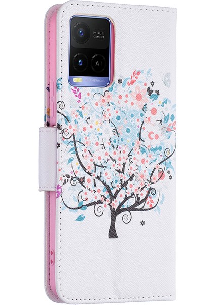 Vivo Y21 Pu Deri Telefon Kılıfı Standı Kitap Tasarımı (Yurt Dışından) indirimleri