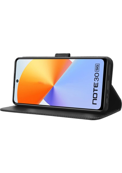 Infinix Note 30 5g X6711 Pu Deri Cüzdan Telefon Kılıfı Doku Telefon Stand Kapağı (Yurt Dışından)