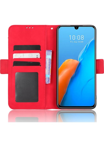 Infinix Note 12 Pro 4g X676B Anti-Çizelge Pu Deri Deri Çift Manyetik Toka Telefon Kapağı Stand Cüzdan Kılıfı (Yurt Dışından)