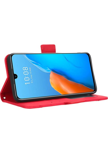 Infinix Note 12 Pro 4g X676B Anti-Çizelge Pu Deri Deri Çift Manyetik Toka Telefon Kapağı Stand Cüzdan Kılıfı (Yurt Dışından)