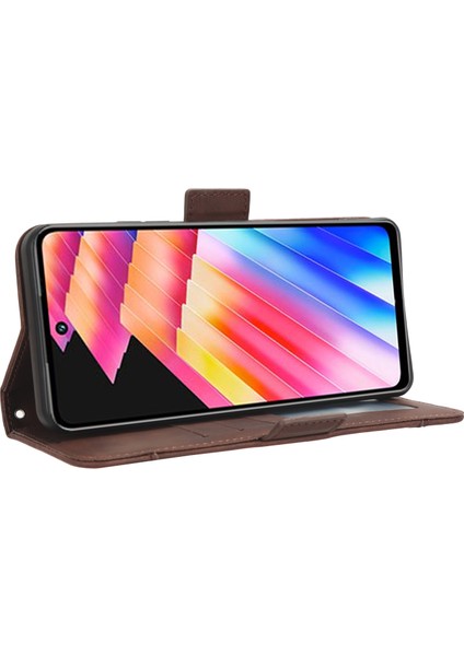 Infinix Hot 30I / Hot 30I Nfc X669 Flip Stand Telefon Kılıfı Pu Deri Cüzdan Kapağı (Yurt Dışından)