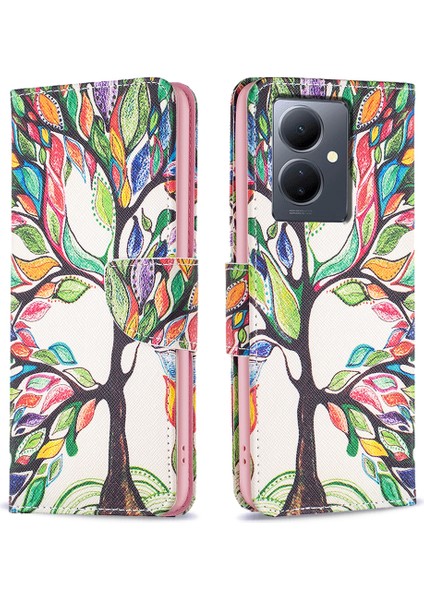 Vivo Y36 4g / 5g Pu Deri Flip Kılıf, Stand Cüzdan Telefon Kapağı (Yurt Dışından)