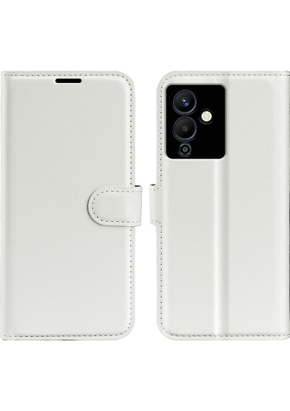 Infinix Note 12 Pro 5g Stand Telefon Kılıfı, Cüzdan Fonksiyonu Litchi Doku Deri Kabuk Kapağı (Yurt Dışından)