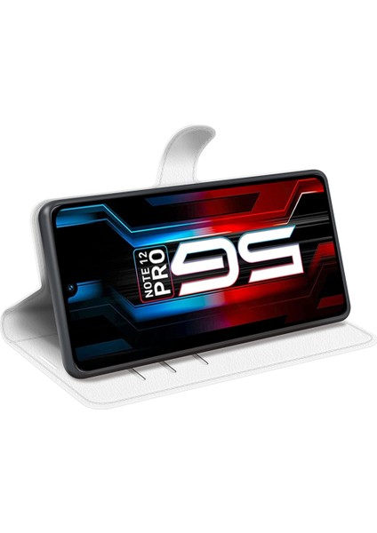 Infinix Note 12 Pro 5g Stand Telefon Kılıfı, Cüzdan Fonksiyonu Litchi Doku Deri Kabuk Kapağı (Yurt Dışından)