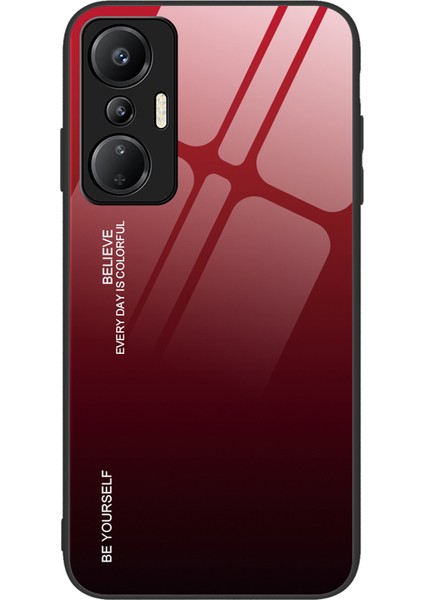 Infinix Hot 20S 4g Anti-Dust Gradyan Temsilli Cam Geri Kabuk Pc + Tpu Telefon Kılıfı (Yurt Dışından)