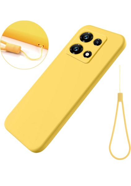 Infinix Note 30 Pro 4g Yumuşak Astar Telefon Kılıfı Sıvı Silikon Şok Geçirmez Kapak (Yurt Dışından)