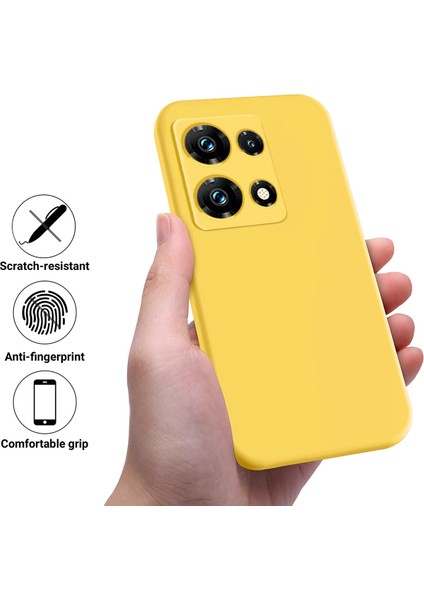 Infinix Note 30 Pro 4g Yumuşak Astar Telefon Kılıfı Sıvı Silikon Şok Geçirmez Kapak (Yurt Dışından)