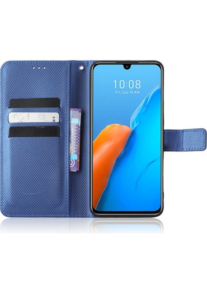 Infinix Note 12 Pro 4g X676B Tamamen Sarılmış Doku Pu Deri Deri Stand Manyetik Toka Kılıf Cüzdan Telefon Kapağı (Yurt Dışından)