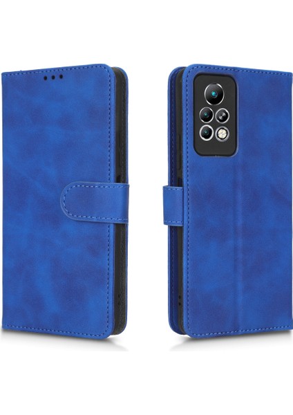 Infinix Note 11 Pro, Fall Anti Cilt Touch Duygu Pu Deri Cüzdan Kılıfı Telefon Kapağı (Yurt Dışından)