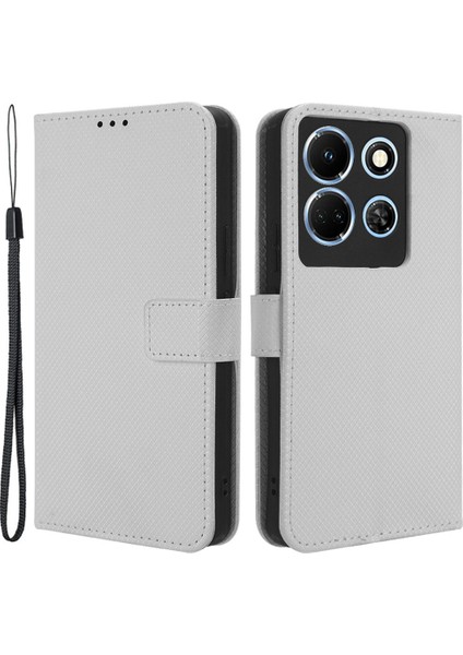 Infinix Note 30 5g X6711 Pu Deri Cüzdan Telefon Kılıfı Doku Telefon Stand Kapağı (Yurt Dışından)
