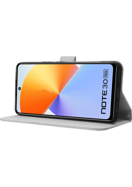 Infinix Note 30 5g X6711 Pu Deri Cüzdan Telefon Kılıfı Doku Telefon Stand Kapağı (Yurt Dışından)