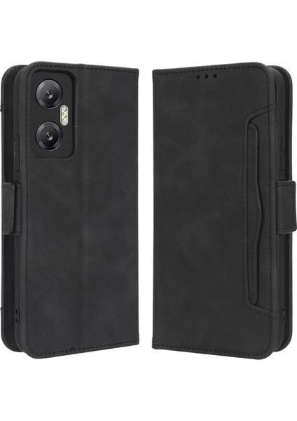 Infinix Hot 20 5g / X666 / X666B Pu Deri Cüzdan Telefon Kılıfı Stand Manyetik Kapanma Flip Telefon Kapağı (Yurt Dışından)