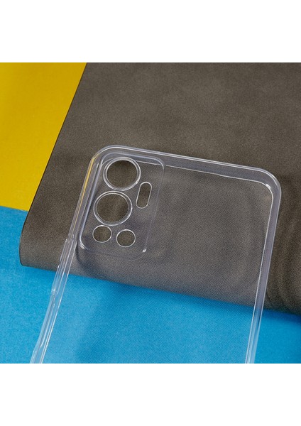 Infinix Hot 12 4g Ultra Ince Esnek Tpu Koruyucu Arka Kapak Açık Damla Koruma Anti-Çizelge Anti Anti Telefon Kılıfı (Yurt Dışından)