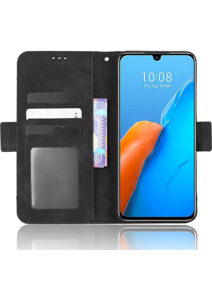 Infinix Note 12 Pro 4g X676B Anti-Çizelge Pu Deri Deri Çift Manyetik Toka Telefon Kapağı Stand Cüzdan Kılıfı (Yurt Dışından)