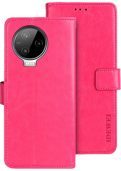 Infinix Note 12 Pro 4g Çılgın At Dokusu Pu Deri Deri Flip Stand Cüzdan Kapak Telefon Kabuğu Koruyucu Kılıf (Yurt Dışından)