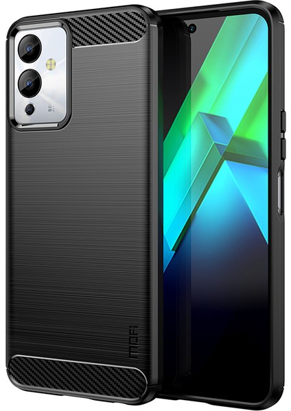 Infinix Note 12I Telefon Kılıfı Damla Koruması Tpu Karbon Fiber Fırçalanmış Telefon Kapağı (Yurt Dışından)