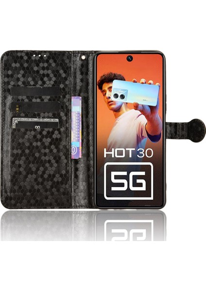 Infinix Hot 30 5g Baskılı Cüzdan Telefon Kapağı Anti-Çizelge Pu Deri Stand Kılıfı (Yurt Dışından) modelleri