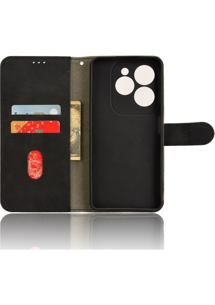 Infinix Hot 40 Kasa Yumuşak Dokunuşlu Pu Deri Flip Stant Kartı Yuvaları Telefon Koruma Kapağı (Yurt Dışından) fırsatları