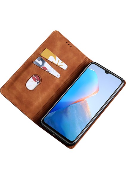 Infinix Hot 12 Pro 4g Kart Tutucu Telefon Kılıfı Cilt Touch Deri Stand Kapağı (Yurt Dışından)