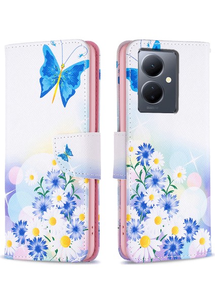 Vivo Y36 4g / 5g Pu Deri Flip Kılıf, Stand Cüzdan Telefon Kapağı (Yurt Dışından)