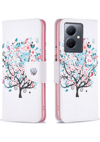 Vivo Y36 4g / 5g Pu Deri Flip Kılıf, Stand Cüzdan Telefon Kapağı (Yurt Dışından)