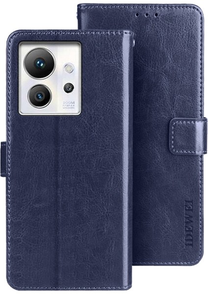 Infinix Zero Ultra 5g Stand Cüzdan Pu Deri Flip Kapak Çılgın At Doku Telefon Koruyucu Kılıf (Yurt Dışından)