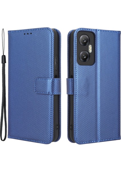 Infinix Hot 20 5g / X666 / X666B Manyetik Toka Dokusu Pu Deri Telefon Kasası Cep Telefonu Kapağı (Yurt Dışından)