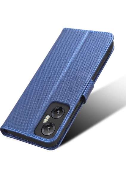 Infinix Hot 20 5g / X666 / X666B Manyetik Toka Dokusu Pu Deri Telefon Kasası Cep Telefonu Kapağı (Yurt Dışından)