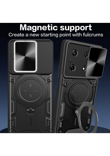 Infinix Note 30 Pro 4g Slayt Kamera Kapağı Kickstand Anti-Slip Telefon Kapağı (Yurt Dışından) fiyatları