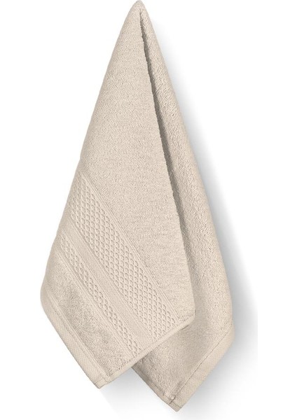 Softy - Doğal Pamuklu Misafir Banyo / Mutfak Havlusu - 30 x 50 cm Ekru modelleri