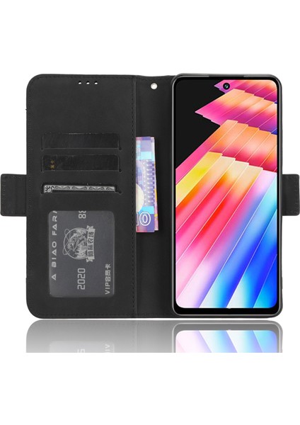 Infinix Hot 30I / Hot 30I Nfc X669 Flip Stand Telefon Kılıfı Pu Deri Cüzdan Kapağı (Yurt Dışından)