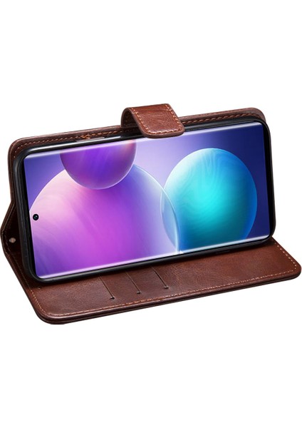 Infinix Zero Ultra 5g Stand Cüzdan Pu Deri Flip Kapak Çılgın At Doku Telefon Koruyucu Kılıf (Yurt Dışından)