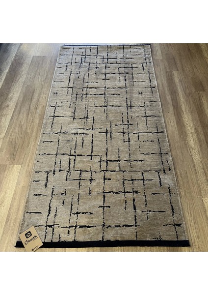 Bej Çizgisel Desenli Kilim - Dekoratif Kilim Modelleri - Hoom Rugs Prestij Eko 119