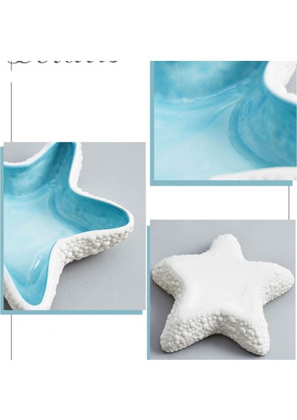 Parlak Deniz Yıldızı Takı Düzenleyici Kase Anahtarlık Süs Ev Dekor fiyatları