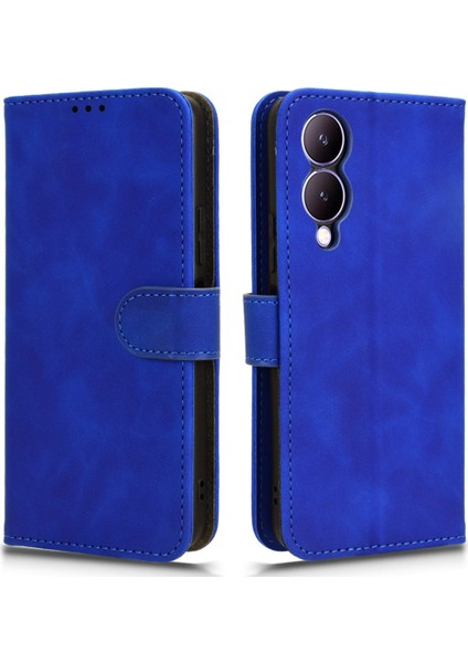 Vivo Y17S 4g Kasa Önleyici Pu Deri Kapağı (Yurt Dışından)
