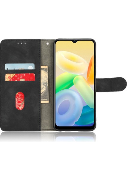 Vivo Y16 4g Pu Deri Cüzdan Telefon Kılıfı Stand Özelliği Manyetik Kapanma Kova Kapak Bilek Kayışı ile (Yurt Dışından) fırsatları