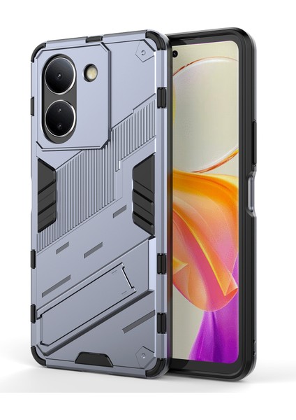 Vivo Y36 4g 5g Şok Geçirmez Telefon Kasası Kickstand Pc+Tpu Telefon Kapağı (Yurt Dışından)